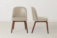 Swyft Dining Chair 05 -  Leather Oyster - Set of 2 RRP £429
