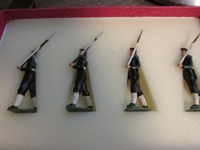 Sailors Marching in blues Slope Arms with Fixed Bayonets