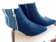 Joe Browns black suede /