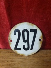 Vintage French Enamel Door