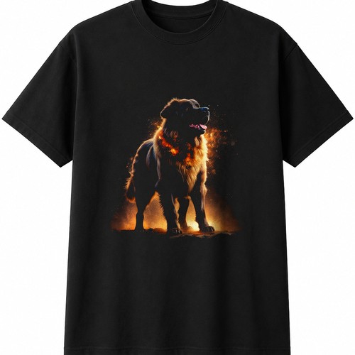 Leonberger glowing dog lover - glowing,