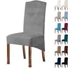 Velvet Dining Chair Covers XL