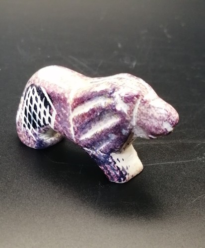 Hand carved stone - stone, lion
