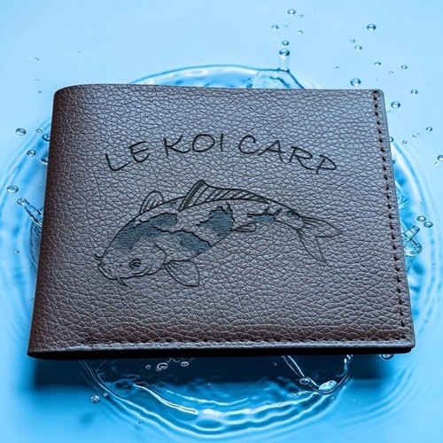 Koi carp leather - carp, wallet