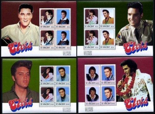 Elvis presley block - 4, issues