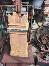 Lovely Vintage King Top Chimney Pot  30 " Tall 13 " Square Base