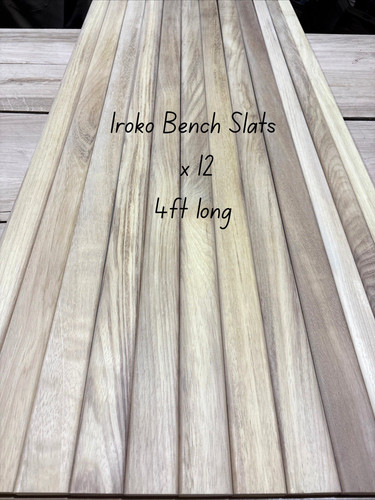 Planed iroko hardwood - iroko,