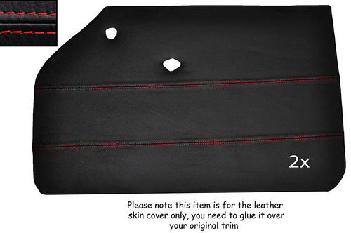 Red stitch front full door - stitch,