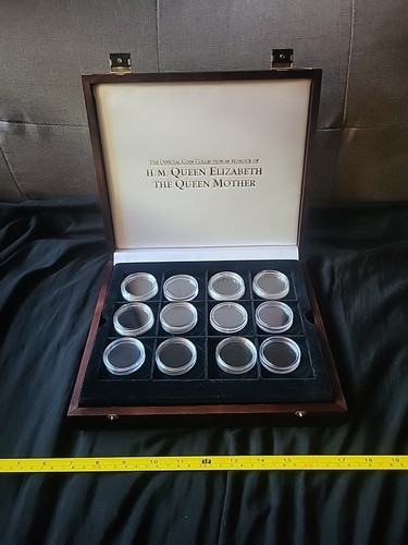 Wooden vintage coin storage - wooden,