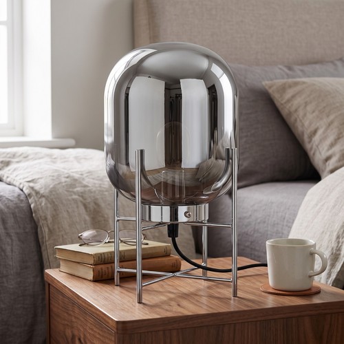 Smoked glass chrome - smoked,