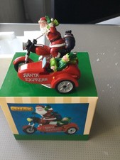 Lemax SANTA EXPRESS # 13569 Motorcycle & Elf Christmas Village Figurine 2021