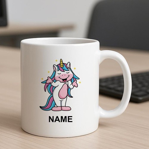 Unicorn personalised mug name - unicorn,