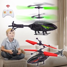 Remote Control Helicopter Charging Mini Drone RC Plane Flying Helicopter Kid Toy