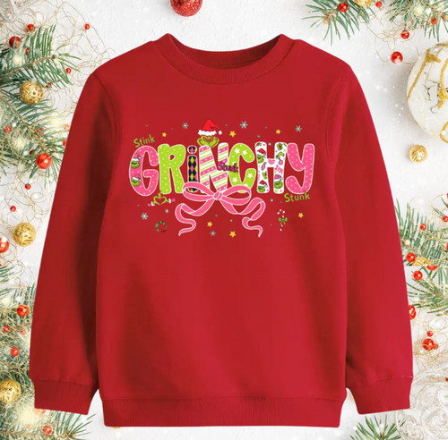 Grinch christmas jumper - grinch,