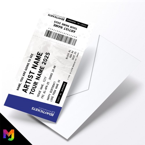 Personalised mock gig concert - personalised,