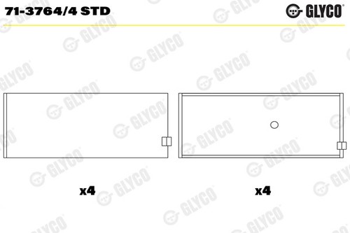 Glyco 3764 std big end - glyco,