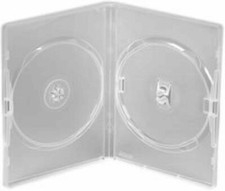 10 X Amaray Double Clear DVD