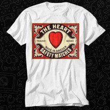 Antique Swedish Matchbox Label The Heart T Shirt 537