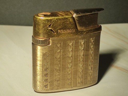 Ronson cigarette lighter brass - ronson,