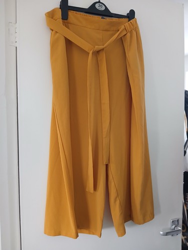 Cropped wide leg - , trousers