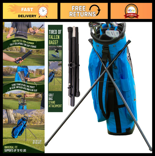 Foldable golf bag - bag, stand