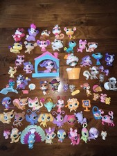 Job lot of 60+ Littlest Pet Shop LPS figures, complete sets + accessories