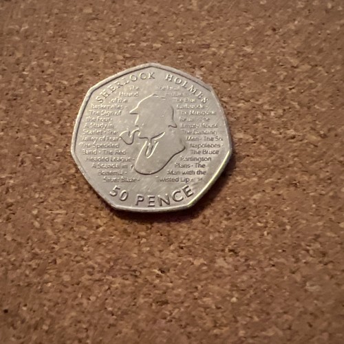 Sherlock holmes 50p fifty - sherlock,