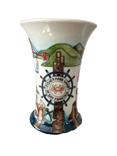 Moorcroft pier vase - moorcroft,