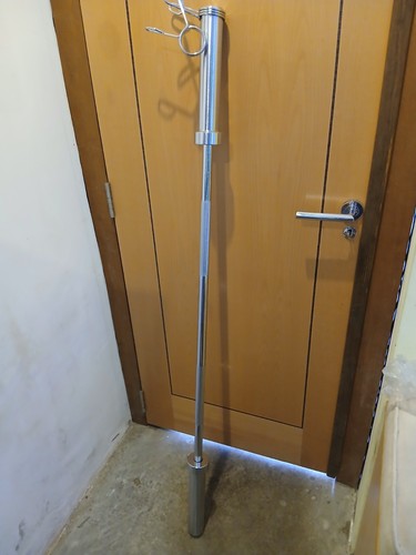 Two olympic bars foot with - olympic, ,