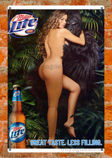Miller Lite Beer Metal Sign –Sofia Vergara Bar Pub Wall Decor Beer Sign Read Des