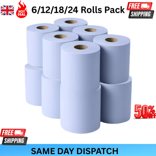 Centrefeed blue rolls 2 - |,