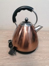Sainsburys Home  Pyramid Kettle Stainless Steel 1.7L Capacity - Copper