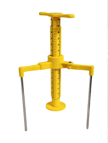 Scale marked screed leveling - marked,