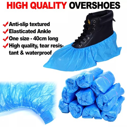 Disposable shoe cover blue - shoe,