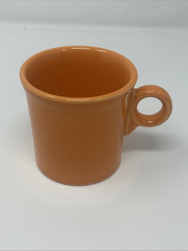 Fiesta ware tangerine mug - tangerine, w/