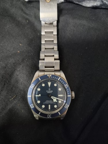 Tudor blue with wolf - with, watch