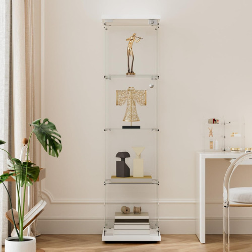Beauty4u shelf glass display - 4-shelf,