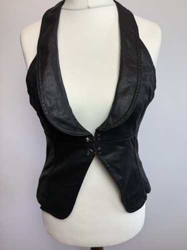 Topshop black coated denim - topshop, y2k