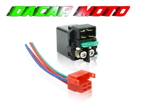 Starter relay plug cable - +,