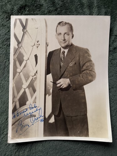 Bing crosby signed - bing,