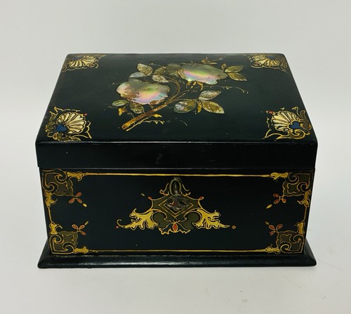 Antique victorian papier mache - papier,