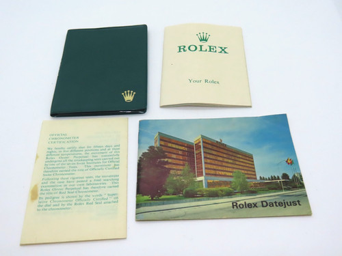 Rolex vintage booklet - rolex,