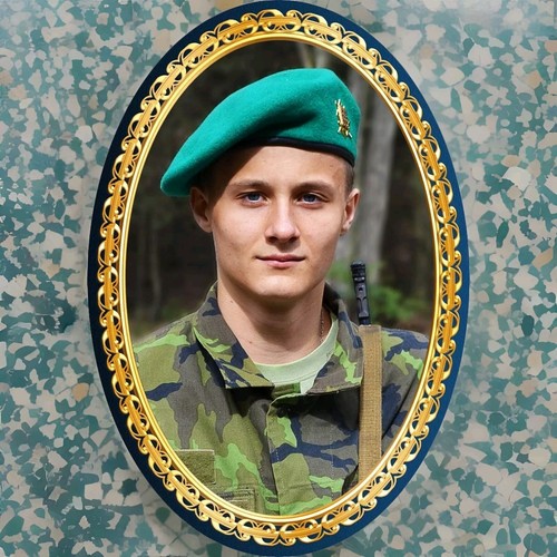 Gold memorial photo plaque for - memorial,