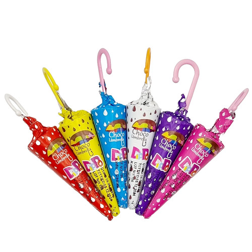 Chocolate umbrellas novelty - chocolate,