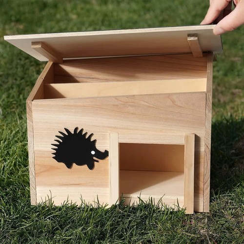 Hedgehog house wooden - house,