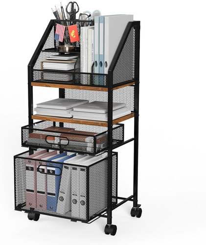 Rolling file cart with - cart,