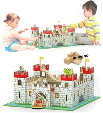Wooden Toy Castle With