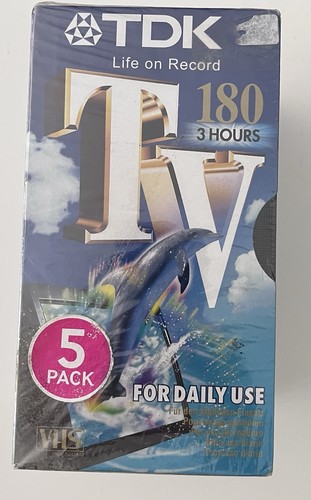 Tdk vhs blank - blank, 3