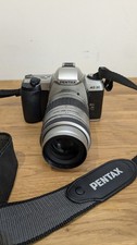 Pentax MZ-30 SLR 35mm Film Camera silver 80-200mm f4.7 Lens Fully Working