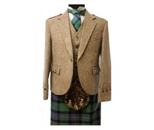 Scottish Brown Tweed Argyle